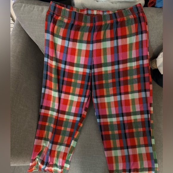 Sleep Chic Plaid Fleece Pajama Pants - Picture 1 of 4